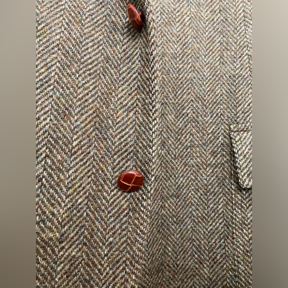Pendleton Brown Herringbone Blazer - image 2